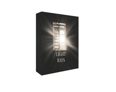15 Light Ray Overlays – Magical Glow & Spotlight Effects for Photoshop (PNG Format)