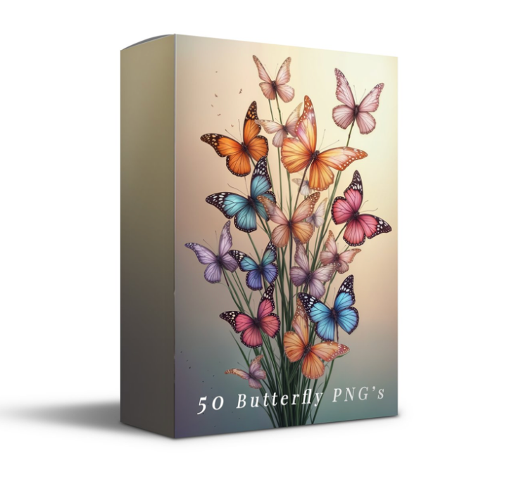 50 Butterfly PNG's