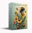 25 Insects .PNGs