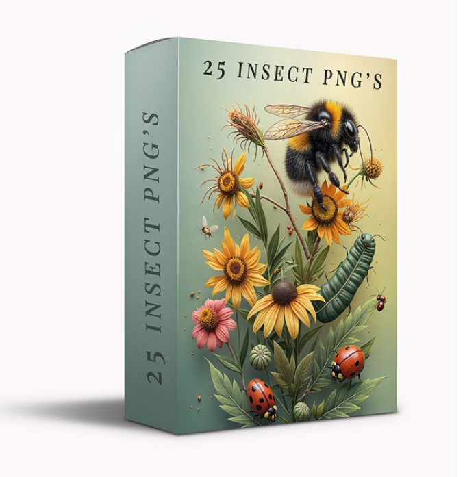 25 Insects .PNGs