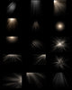 15 Light Ray Overlays – Magical Glow & Spotlight Effects for Photoshop (PNG Format)