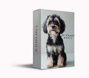 30+ Puppy PNG Overlay Bundle