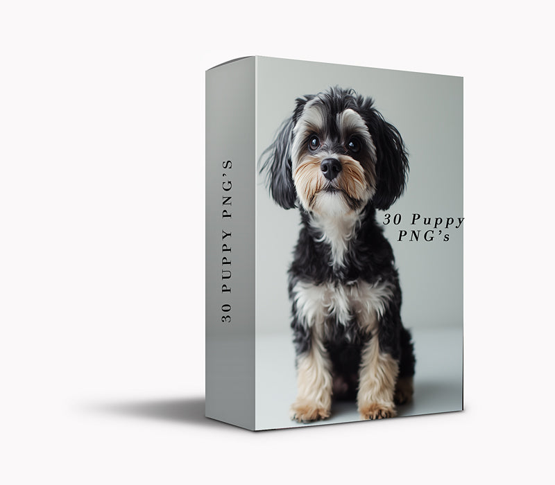30+ Puppy PNG Overlay Bundle