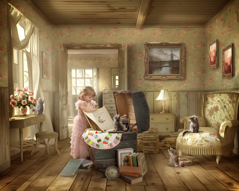 Kittens and Keepsakes: A Storybook Composite Editing Course in Photoshop